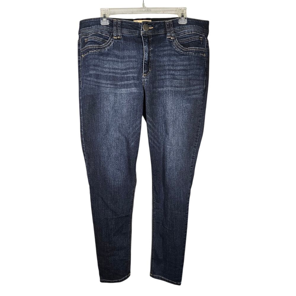 Democracy Ab Technology Dark Wash Skinny Jeans Size 16